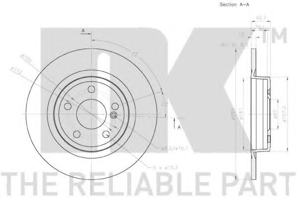 NK 3133126 Brake Disc